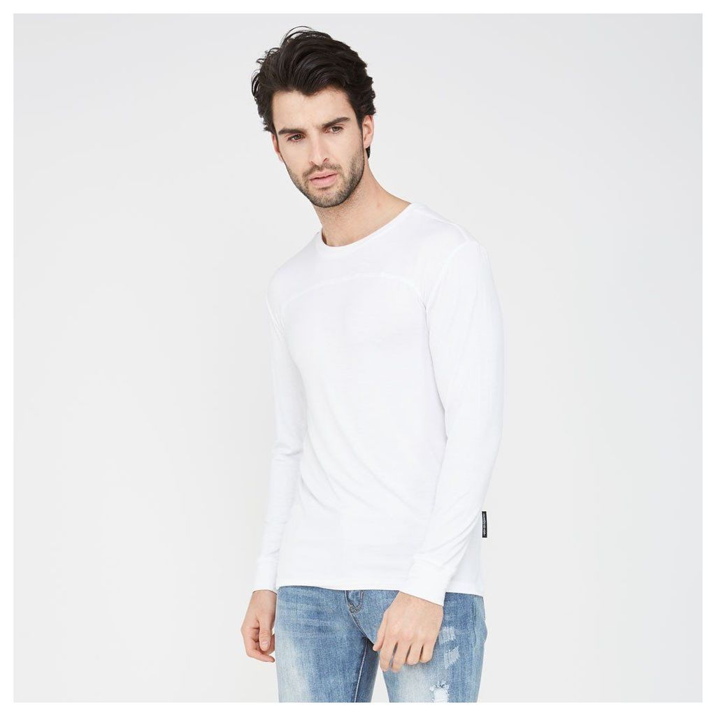 Essential Top with Long-Sleeve - White