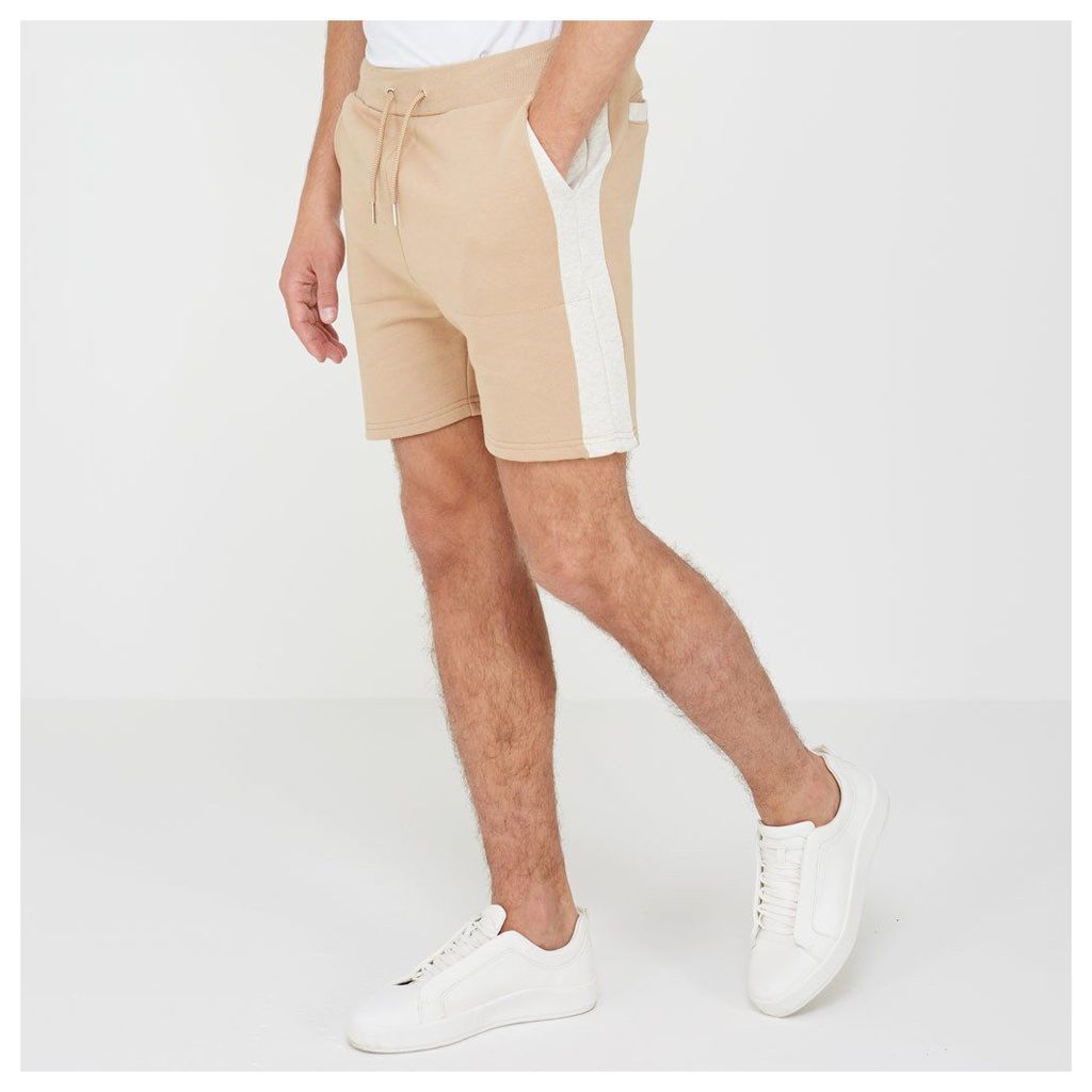 Contrast Shorts - Beige/Oatmeal