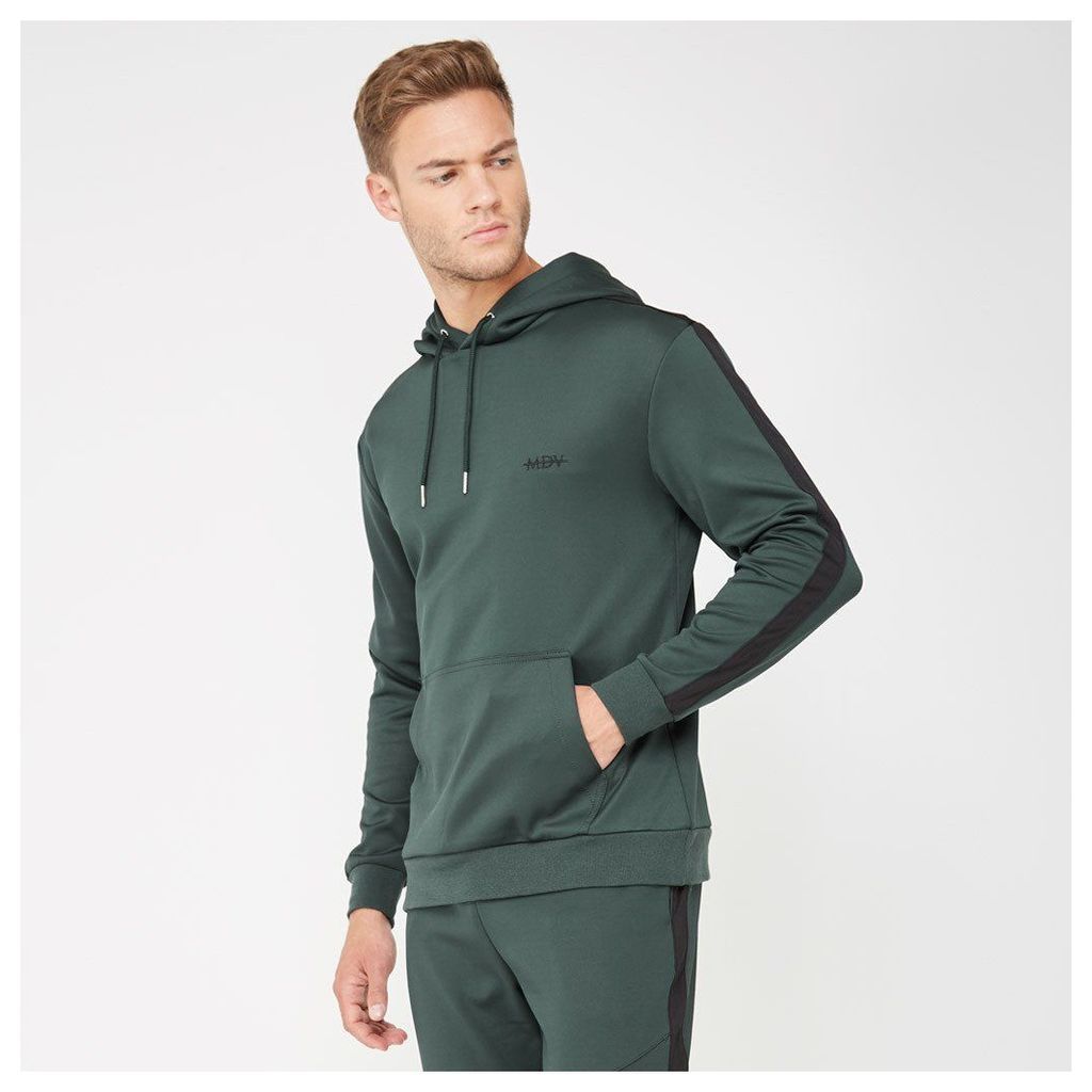 MDV Tracksuit Hoodie with Stripe - Green