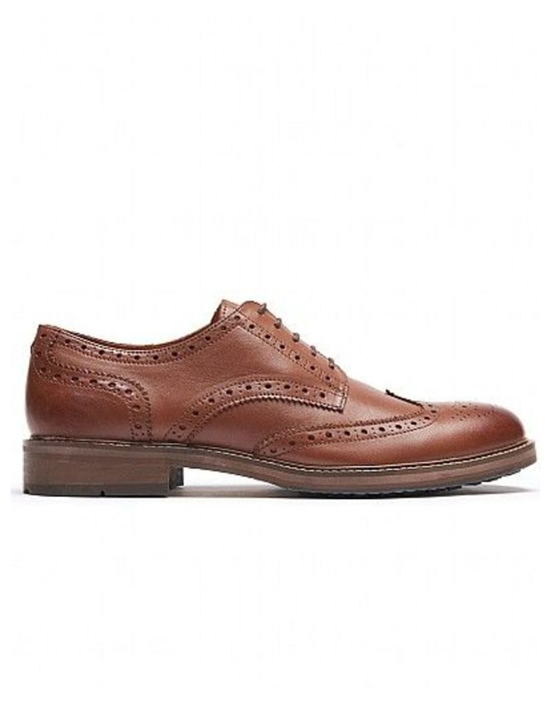 Classic Leather Brogues In Brown
