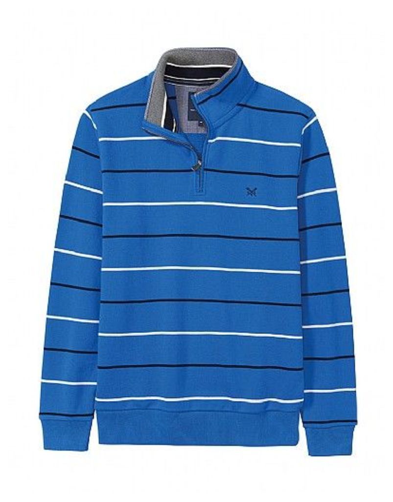 Classic Half Zip Sweatshirt in Lapis Blue