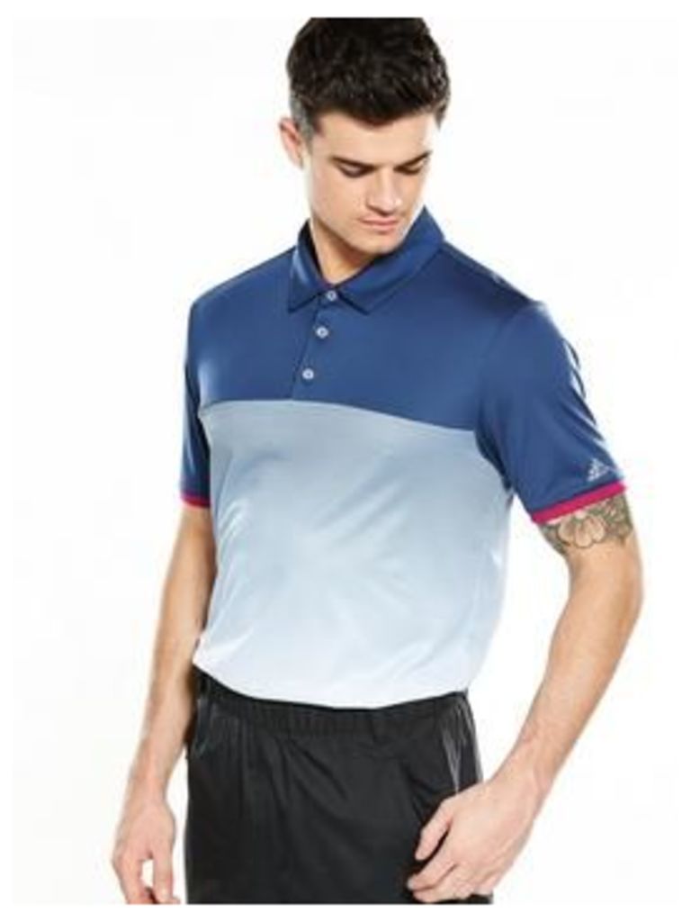 Adidas Golf Climachill Gradient Stripe Polo