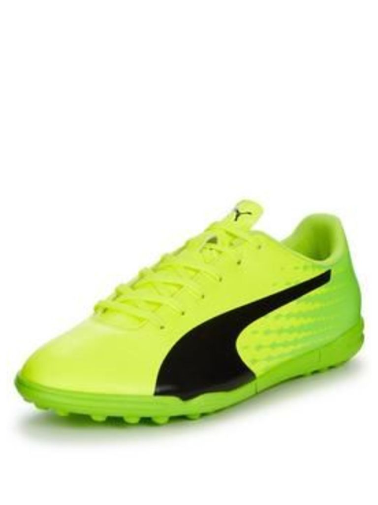 Puma Puma evoSPEED Mens 17.5 Astro Turf Football Boot, Yellow/Green, Size 9, Men