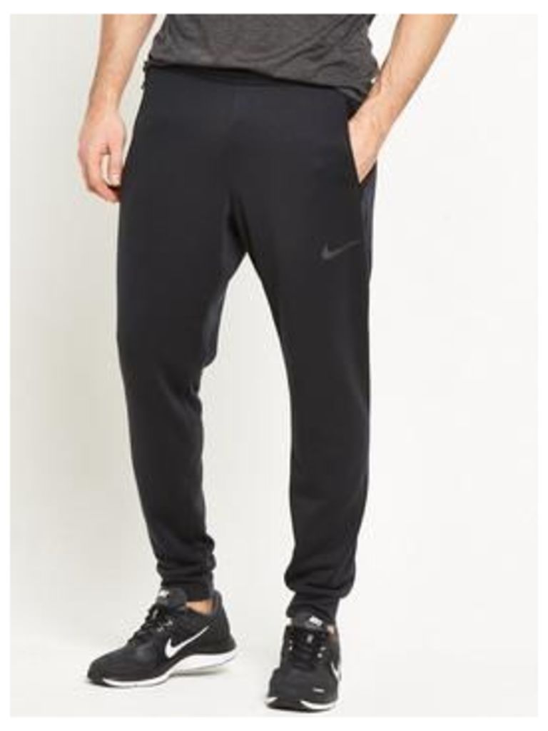 Nike Dry Training Hyper Fleece Pant, Black, Size L, Men