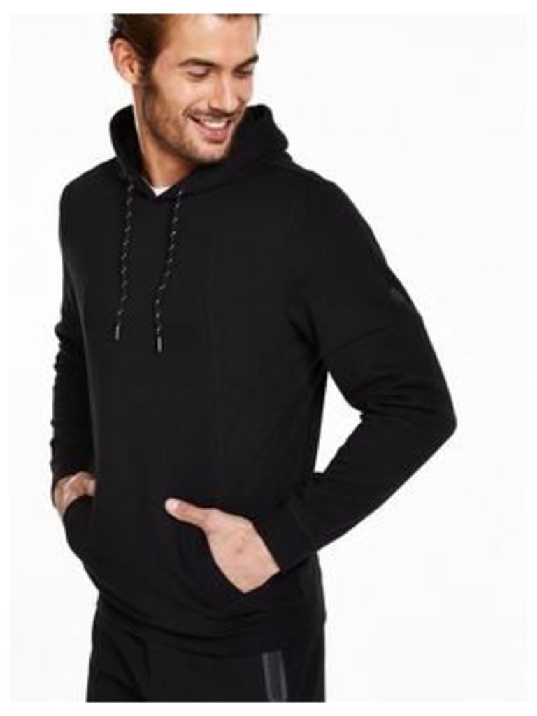 V by Very Overhead hoodie, Black, Size M, Men