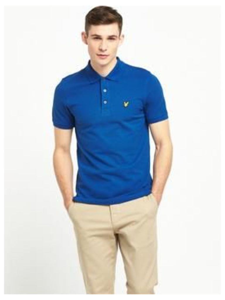 Lyle & Scott Polo Shirt, True Blue, Size S, Men