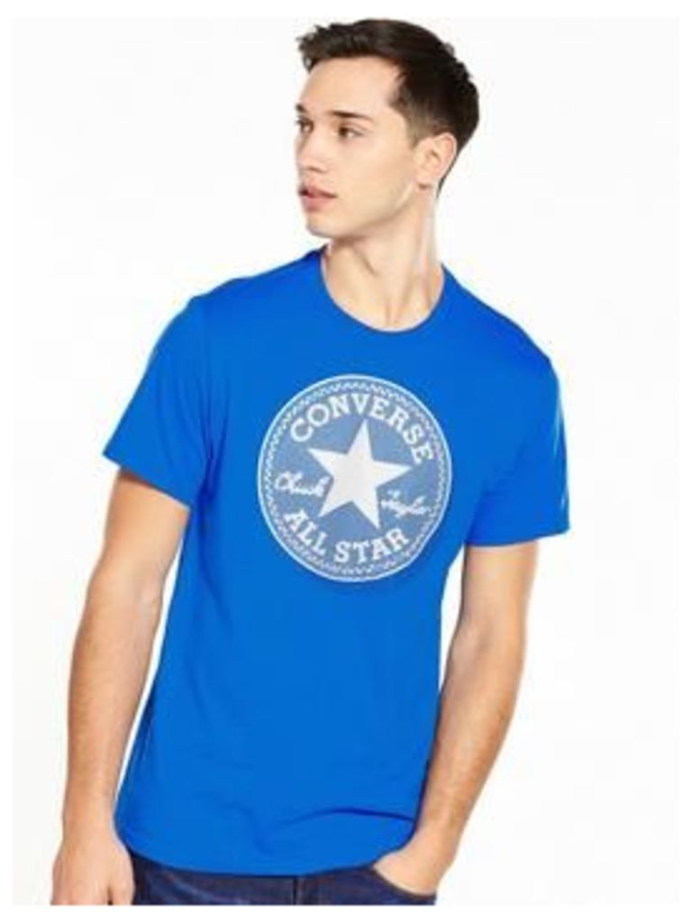 Converse Microdots T-Shirt, Blue, Size M, Men