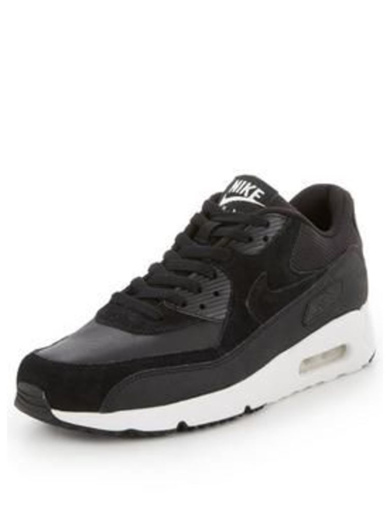 Nike Air Max 90 Ultra 2.0 Leather, Black, Size 6, Men