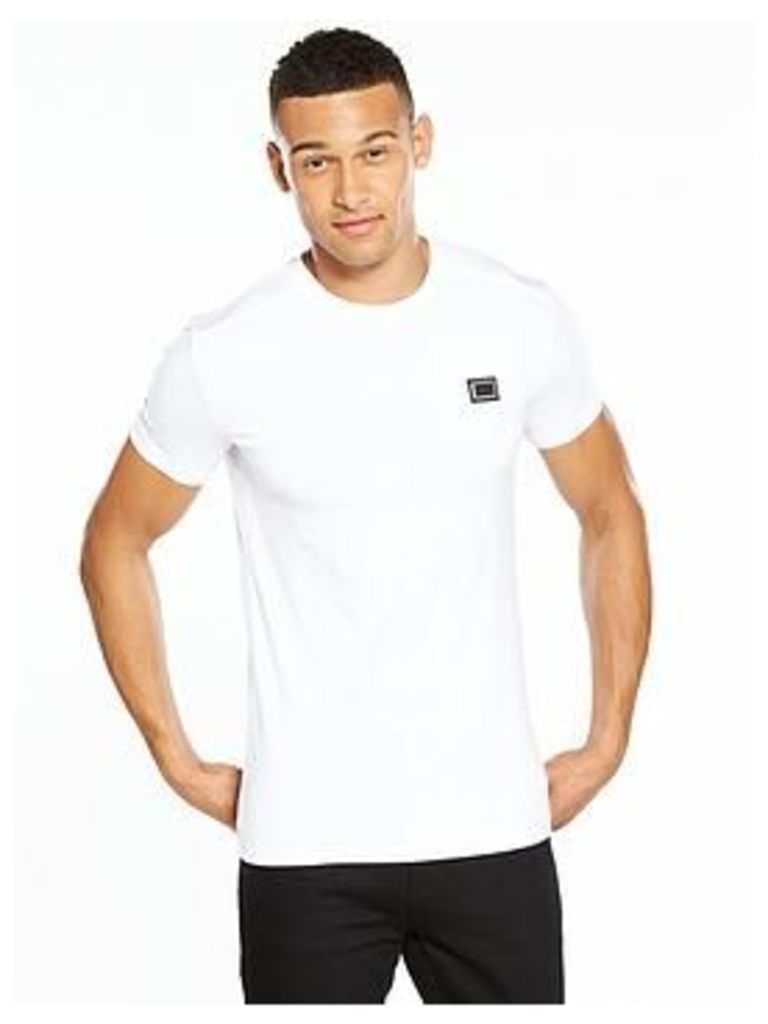 Antony Morato Badge Tshirt, White, Size M, Men