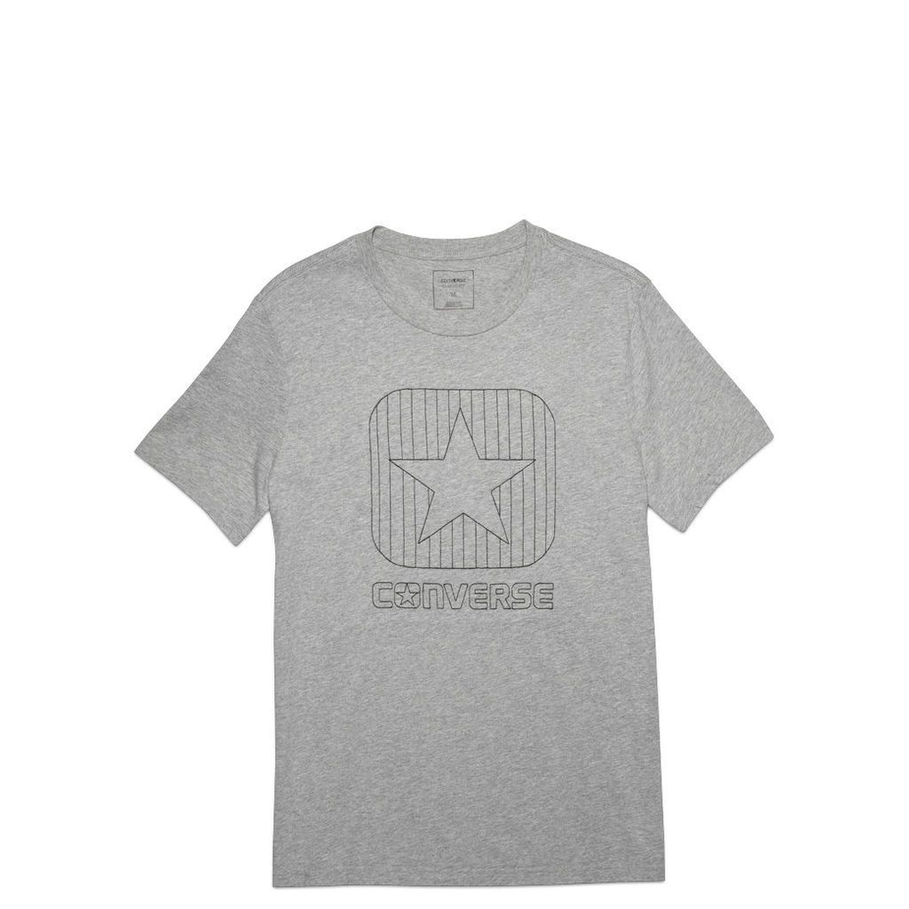 Mens Quilted Box Star Tee