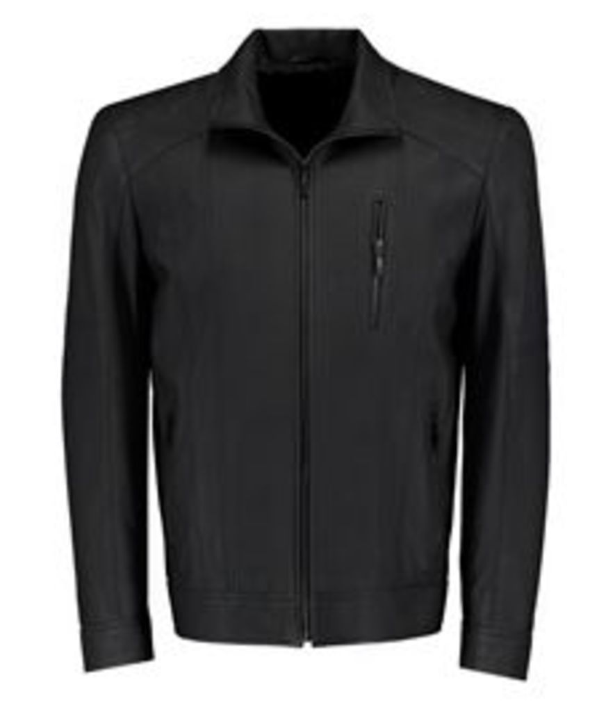 Men's Black Biker Jacket - 100% Leather