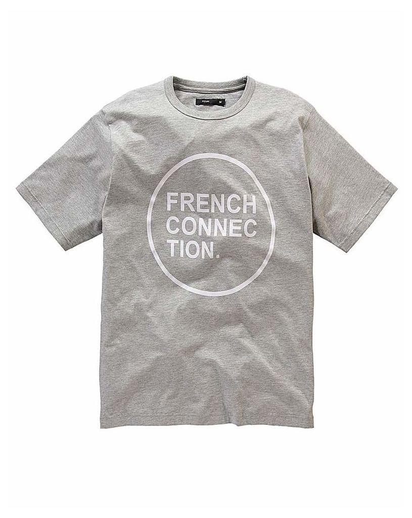 French Connection Circle Logo T-Shirt