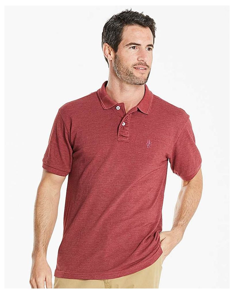 Capsule Red Embroidered Polo Regular