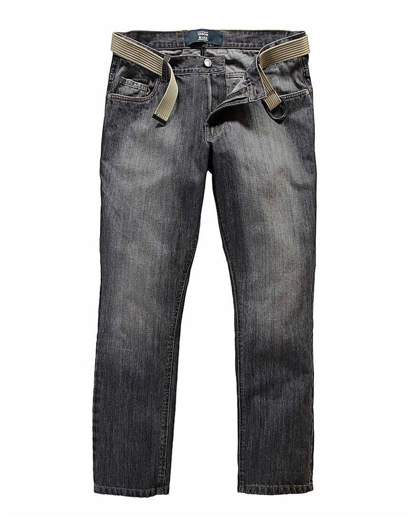 UNION BLUES Stretch Tapered Jean 29in