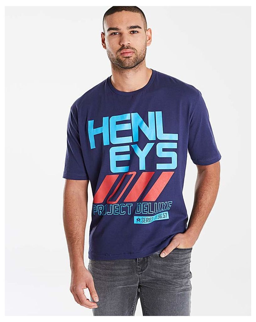 Henleys Navy Actuary T-Shirt L