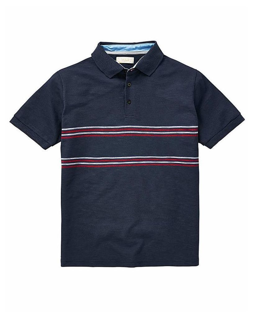 W&B Navy Polo Shirt L
