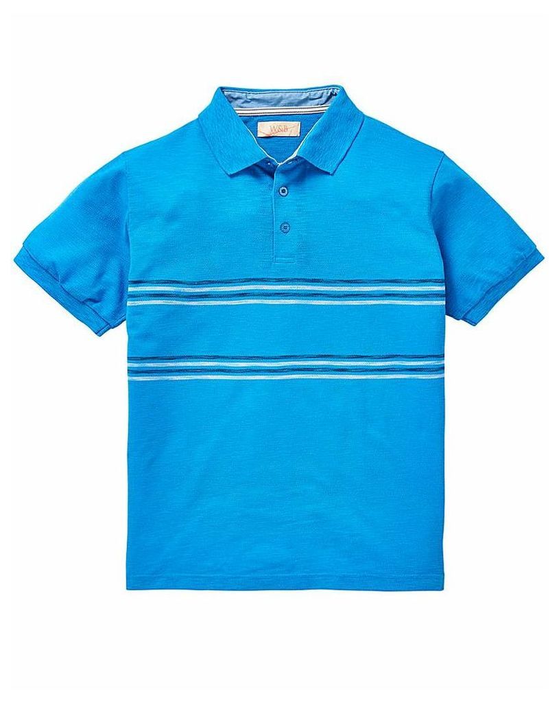 W&B Blue Polo Shirt R