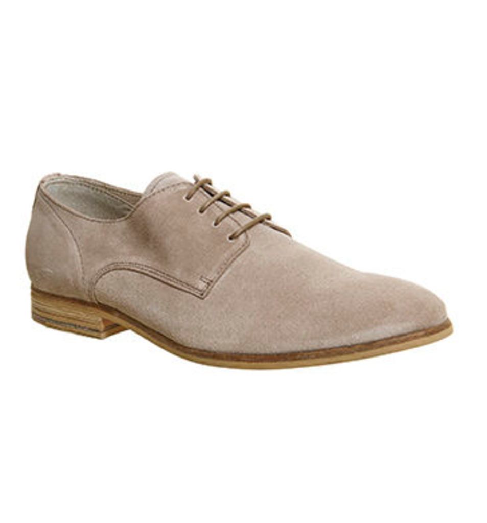 Ask the Missus Dosh Lace Derby BEIGE SUEDE