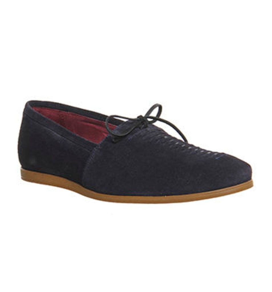 Poste Diangelo Lace Loafer NAVY SUEDE