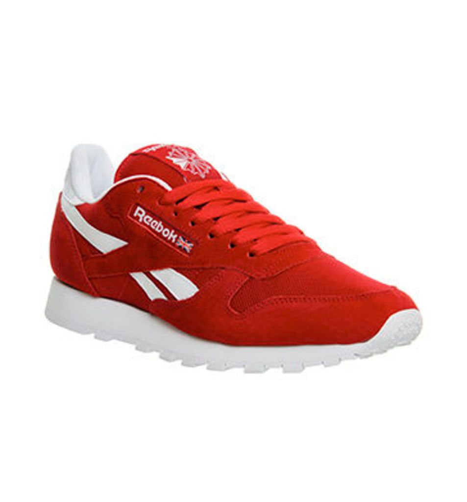 Reebok Cl Leather EXCELLENT RED WHITE IS