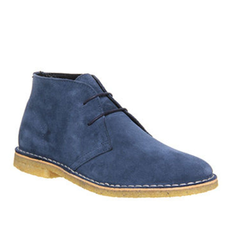 Ask the Missus Cookie Desert boots NEW NAVY SUEDE