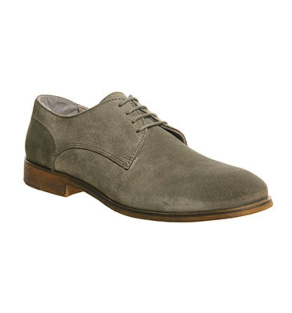 Ask the Missus Digital Lace Up KHAKI SUEDE