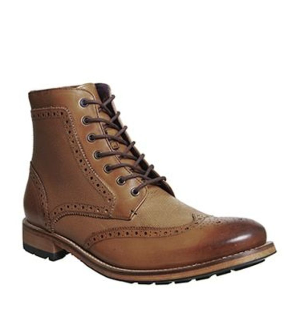 Ted Baker Sealls 3 Brogue Boot TAN LEATHER