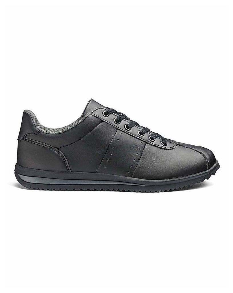 Cushion Walk Lace Up Trainers Wide Fit