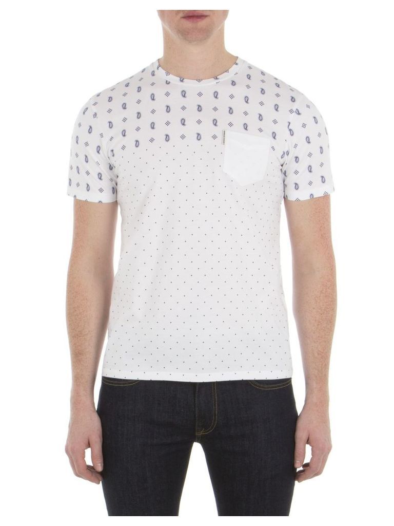Pattern Mix T-Shirt XS A47 Bright White Mar
