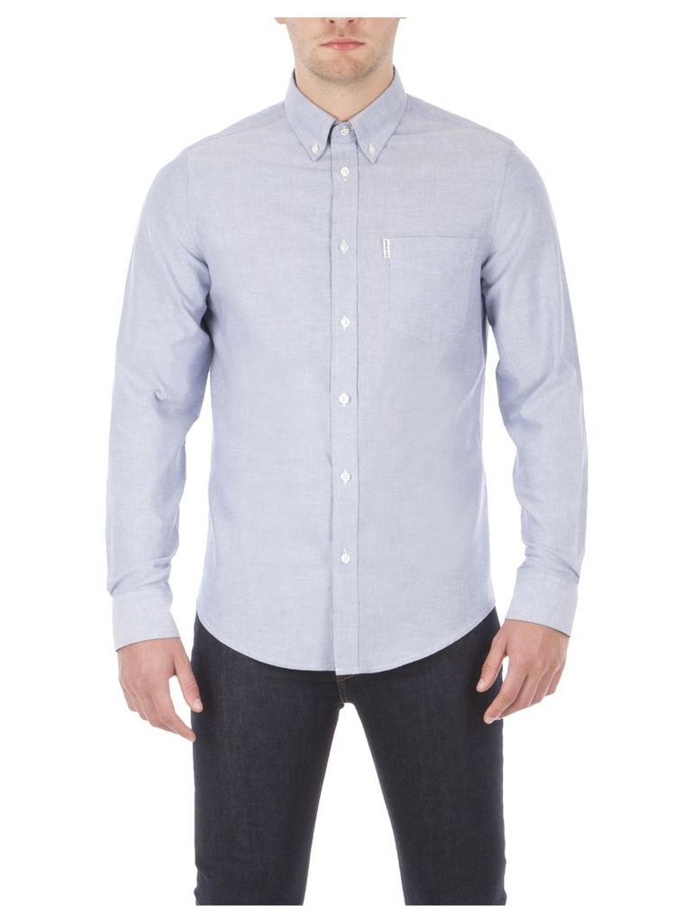 Classic Oxford Long Sleeve Shirt Lge Navy Blazer