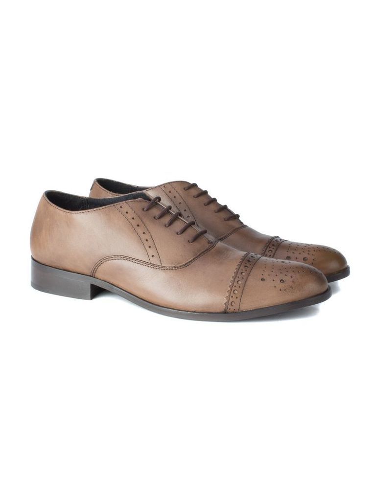 Tivoli Formal Brogue Shoe 9 Brown