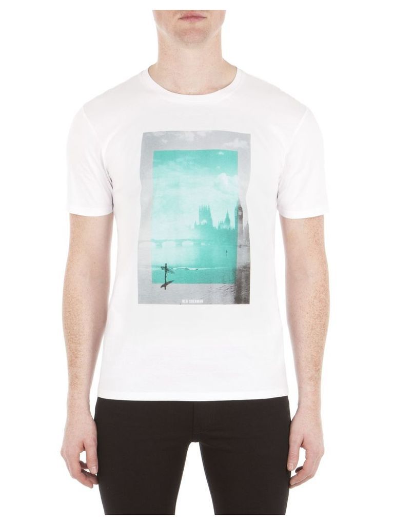 London Surfing T-Shirt Sml A47 Bright White