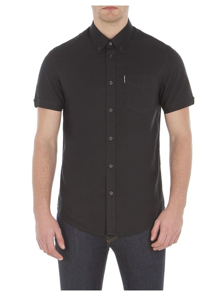 Short Sleeve Classic Oxford Shirt XXL TBL True Black