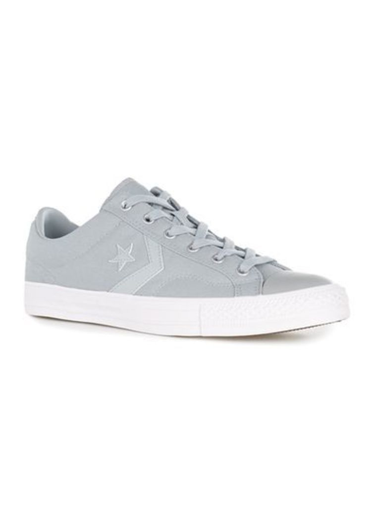 Mens CONVERSE Grey Star Player Trainers, Grey