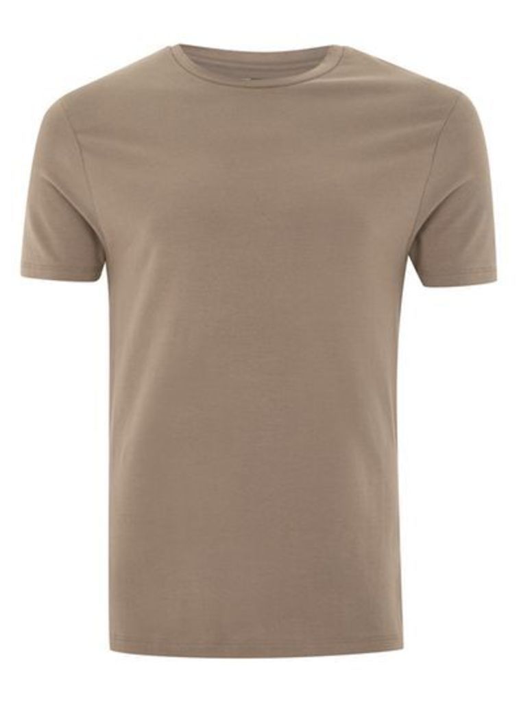 Mens White Taupe Ultra Muscle T-Shirt, White