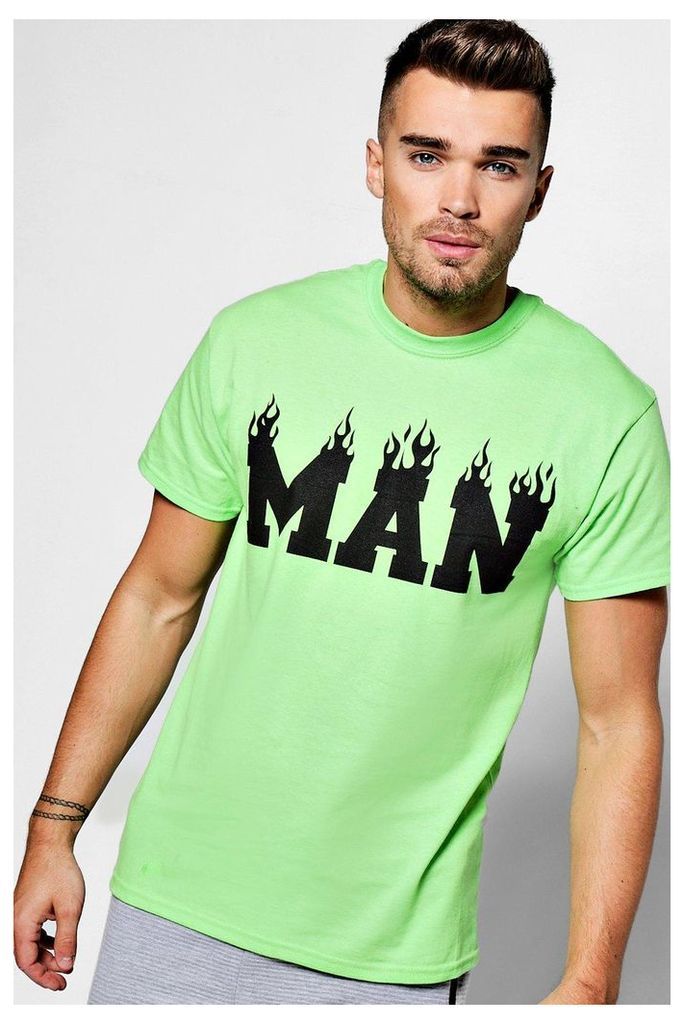 Flame T Shirt - green