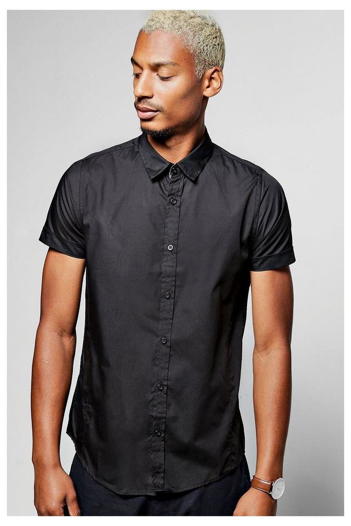 Sleeve Shirt - black