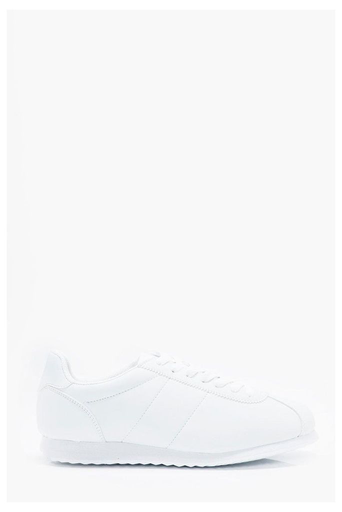 Lace Up Running Trainers - white