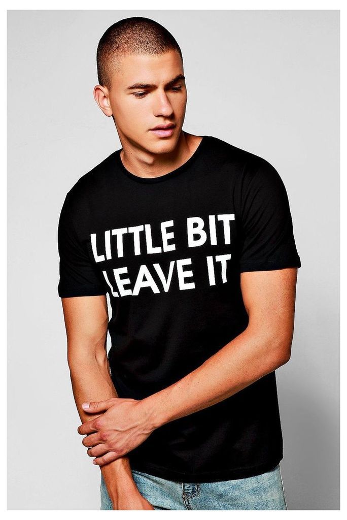 Bit Leave It T-Shirt - black