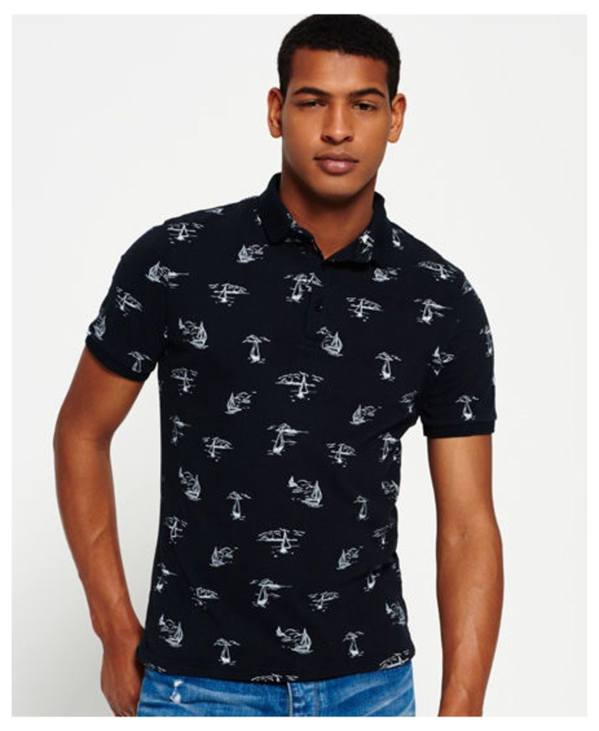 Superdry City All Over Print Polo Shirt