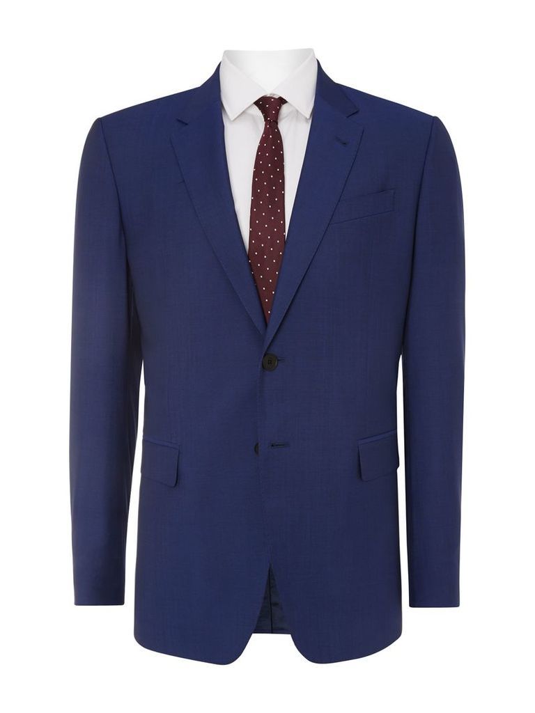 Men's Paul Smith London Byard Slim Fit Wool Mohair Solid Suit, Bright Blue