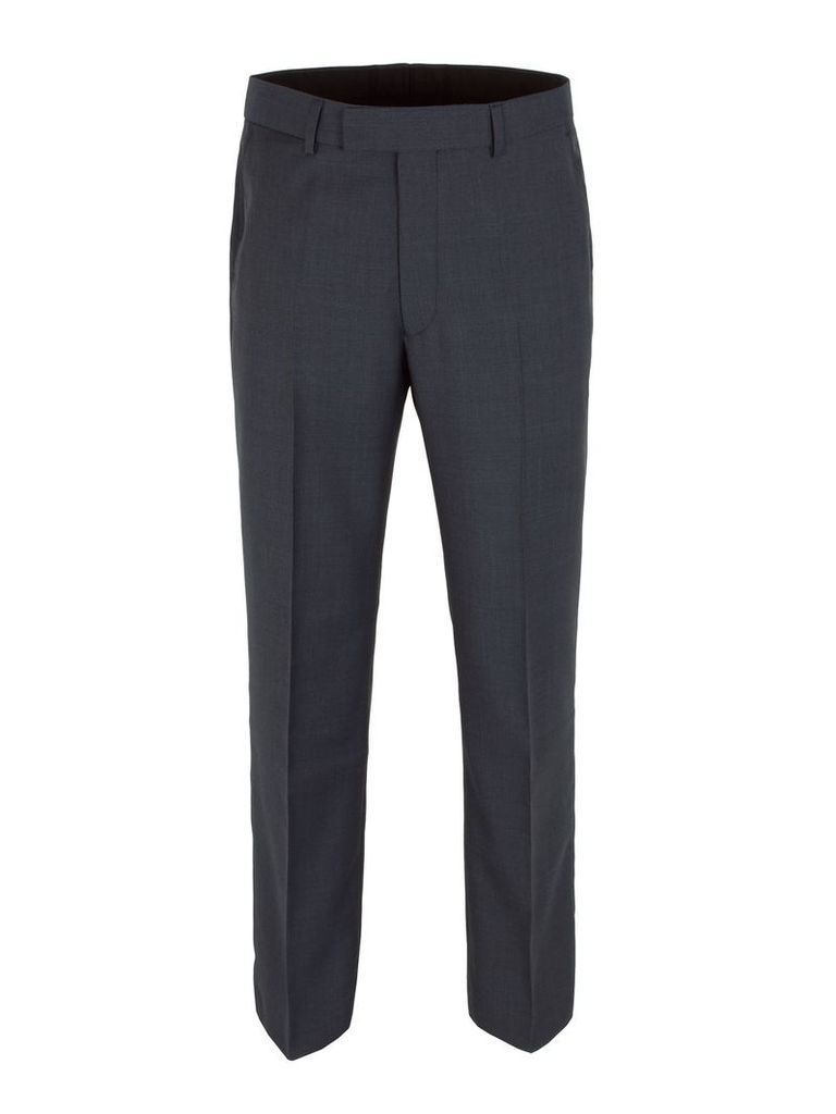Men's Aston & Gunn Check Classic Fit Suit Trousers, Navy