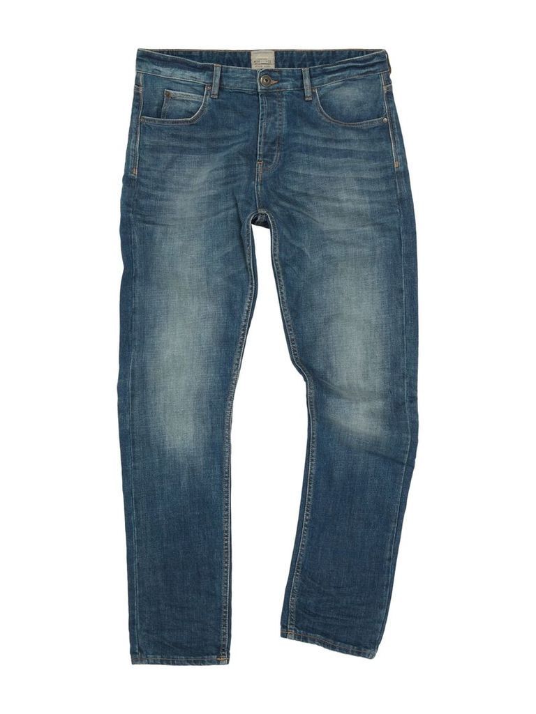 Men's Linea Aiden Slim Fit Mid Blue Jean, Mid Blue