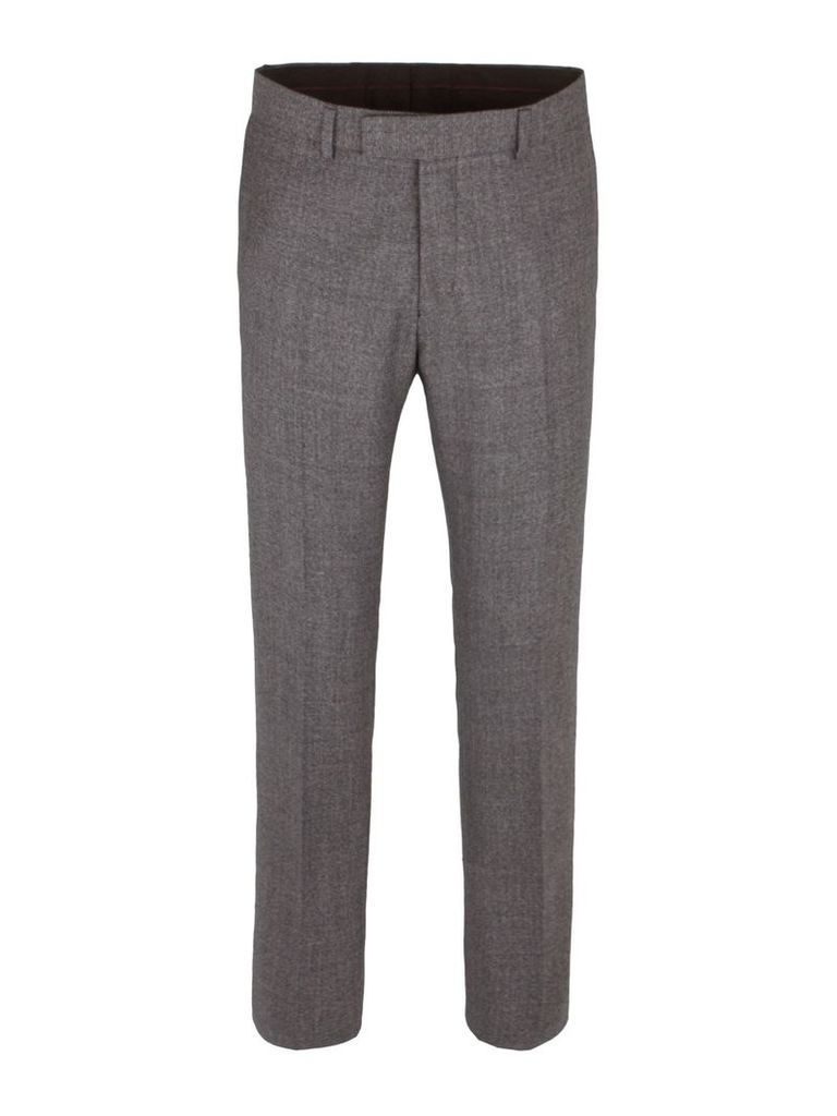 Men's Alexandre of England Milner Jaspe Plain Suit Trouser, Grey
