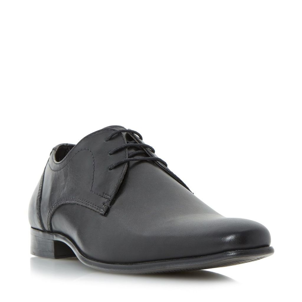 Howick Payson plain toe gibson shoe, Black