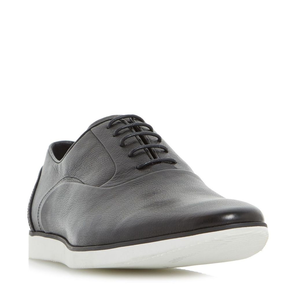 Dune Boston casual wedge sole oxford shoes, Black