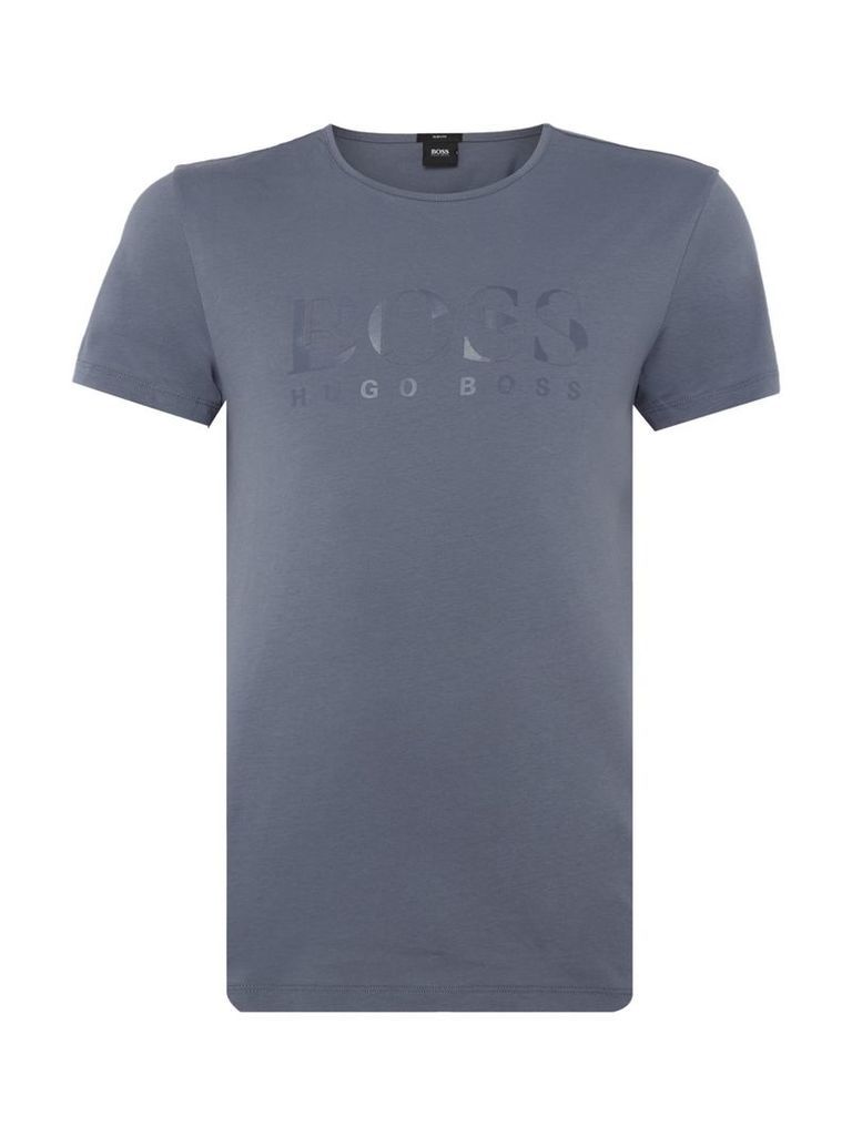 Men's Hugo Boss Tessler 45 logo print t-shirt, Dark Blue