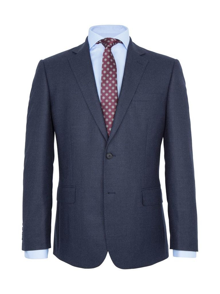 Men's Paul Costelloe Monmouth Check Wool Two Piece Suit, Blue