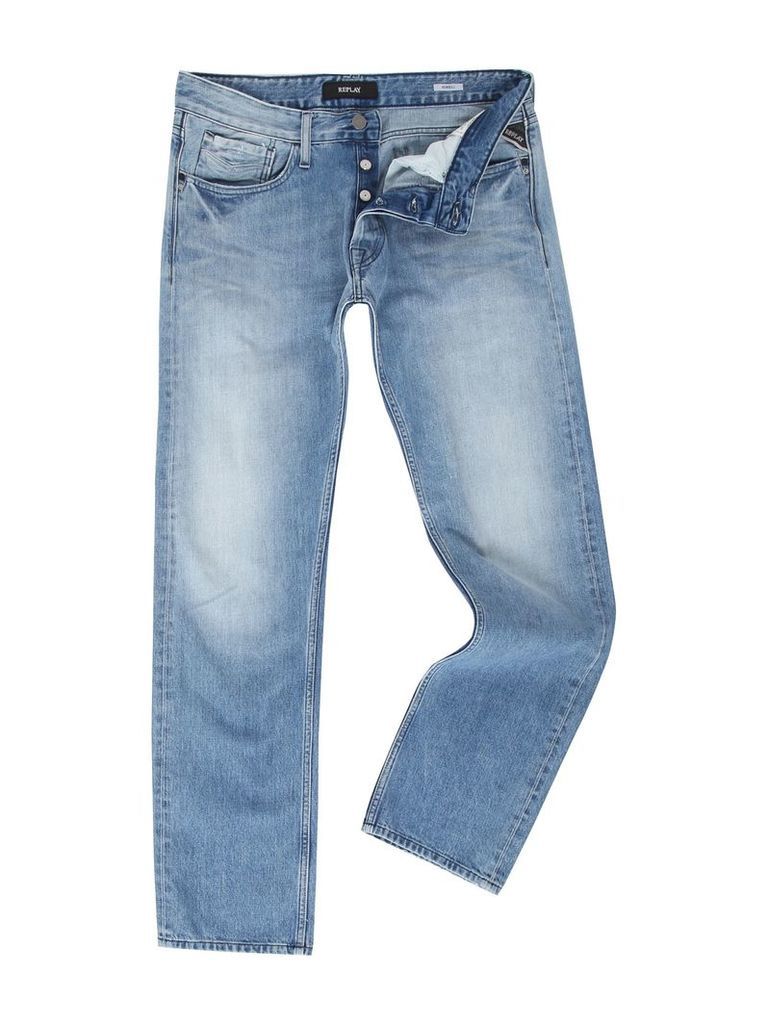 Men's Replay Newbill comfort-fit jeans, Blue