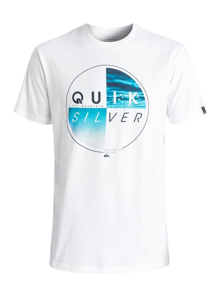 Men's Quiksilver Classic Blazed T-Shirt, White